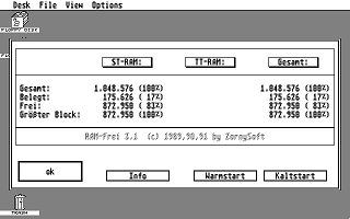 Frei RAM atari screenshot
